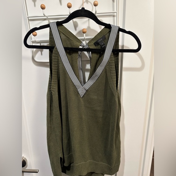 J Crew Ribbon Sweater Tank Top - Picture 2 of 4